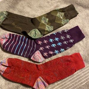 Robert Graham men’s dress socks set of 3